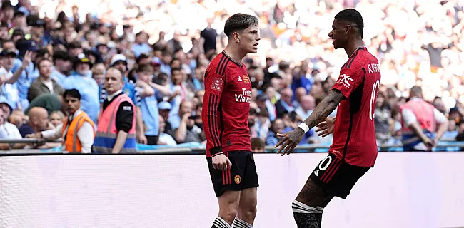 Man Utd wint ondanks scorende Doku de FA Cup