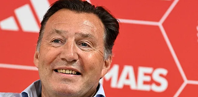 Wilmots lacht tanden bloot: 