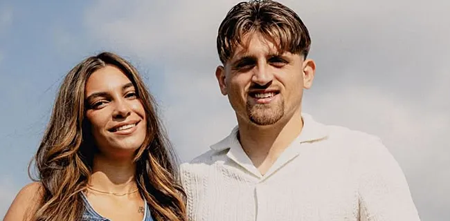 Vrouw Bertaccini steelt show in Anderlecht-shirt