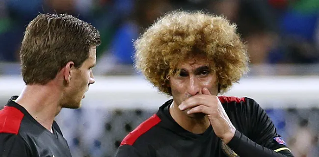 Fellaini reageert op uithaal van Jordan Lukaku