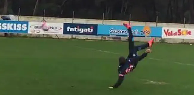 In het mandje: omhaaltraining met Dries Mertens