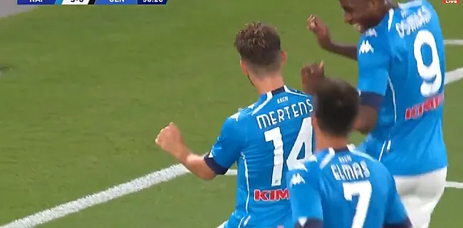 Mertens scoort 120ste goal voor Napoli, Hamsik nog maar één goal verwijderd 🎥