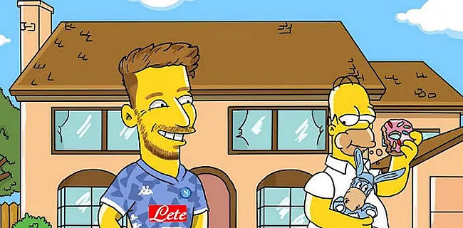 Mertens en Courtois als personage in 'The Simpsons': dat ziet er zo uit
