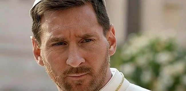 Habemus Messi: Argentijn waant zich even paus en gaat viraal