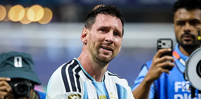 Messi breekt na zinderende comeback: verklaring voor tranendal