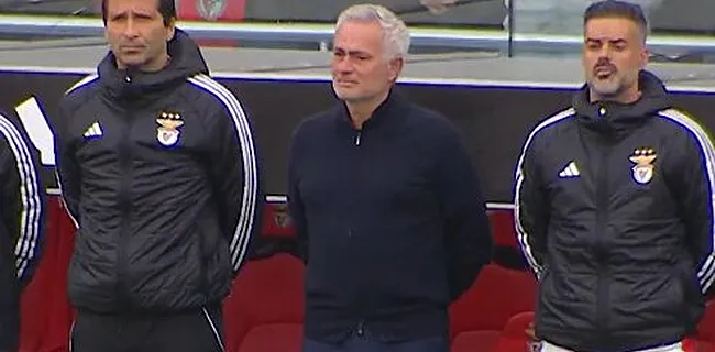 José Mourinho barst in tranen uit bij Benfica
