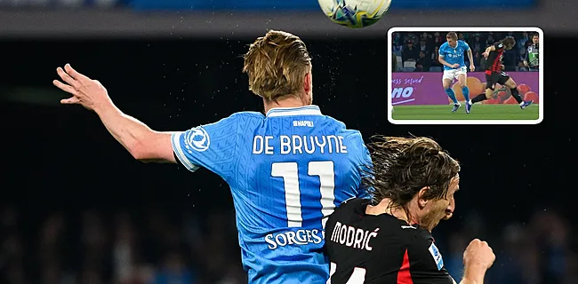 Napoli klopt Milan: actie De Bruyne bij Modric gaat viraal