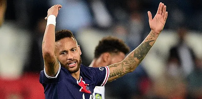 Neymar bekvecht tot een gat in de nacht met rivaal op Twitter
