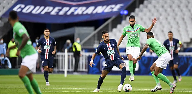 PSG wint Franse bekerfinale, Mbappe valt uit