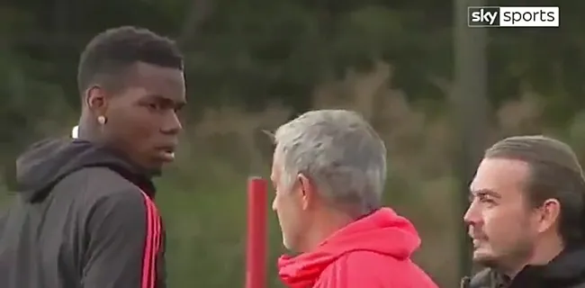 VIDEO: Pogba en Mourinho krijgen het aan de stok op training