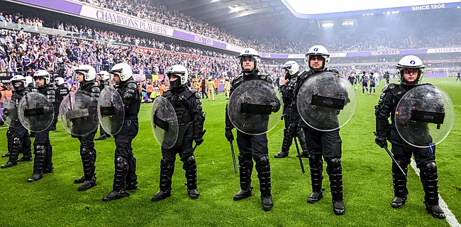 Politie zet grove middelen in voor Anderlecht-Club Brugge