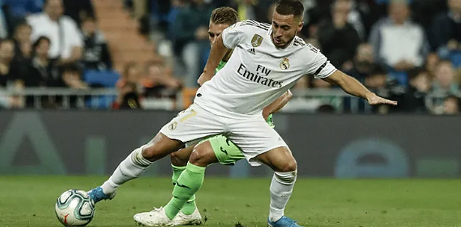 Hazard stilaan vertrokken in Madrid: 