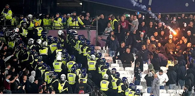 Anderlecht maakte dieptrieste balans op van rellen in West Ham