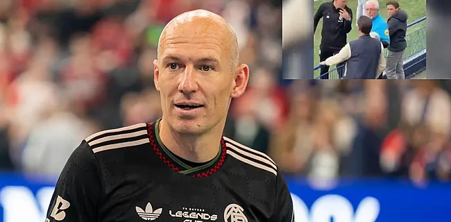 Arjen Robben zorgt voor voetbaldrama: Agressie gaat viraal