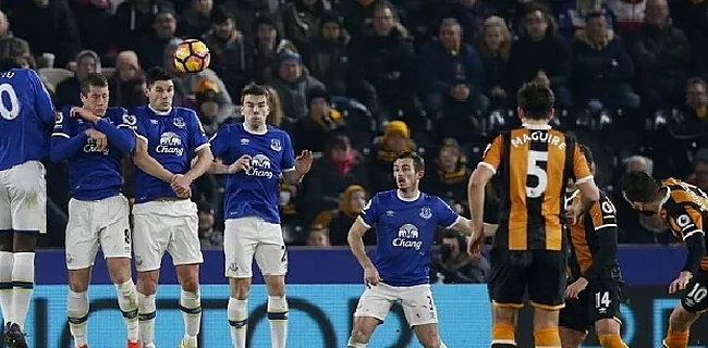 Lukaku en Mirallas ontsnappen met Everton aan pijnlijke nederlaag