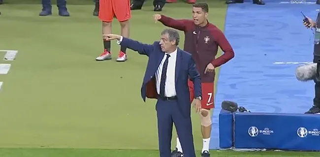 Prachtig! Zo beleefde Cristiano Ronaldo het EK van aan de zijlijn