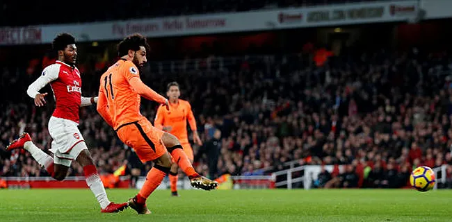 Arsenal en Liverpool delen de punten na knotsgek spektakelstuk