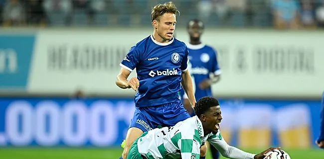 Samoise zucht en puft bij KAA Gent: 