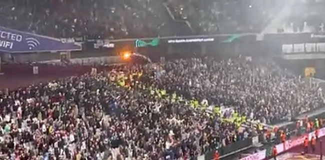 Anderlecht-fans helemaal uit de bocht, vuurpijl naar thuisfans
