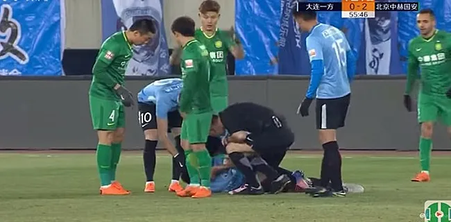 WOW! Carrasco redt het leven van ploegmaat in China