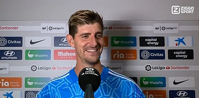 Courtois geeft bizar interview na Madrileense derby