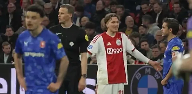 Opmerkelijke beelden: Nederlandse ref is Godts helemaal beu