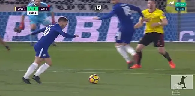 WERELDGOAL! Hazard lijkt Chelsea te redden met weergaloos doelpunt