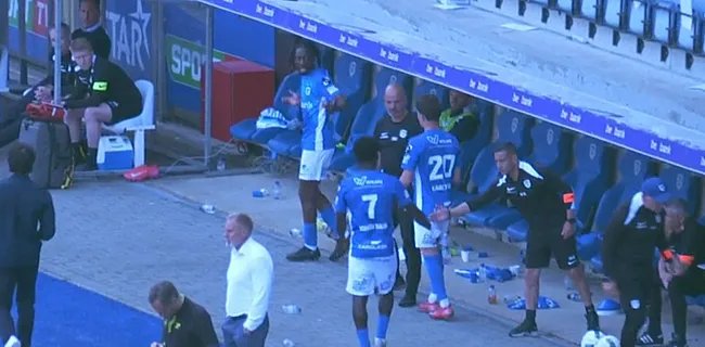 Frustratie neemt overhand: opvallend incident aan dug-out Genk