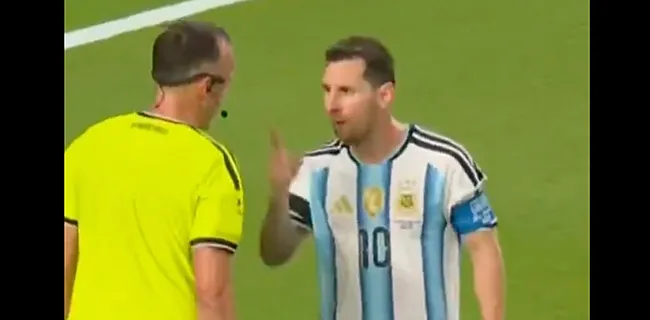 Messi clasht met ref: liplezers onthullen harde woorden