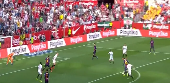 Hij doet het weer! Messi maakt tweede pareltje tegen Sevilla (🎥)