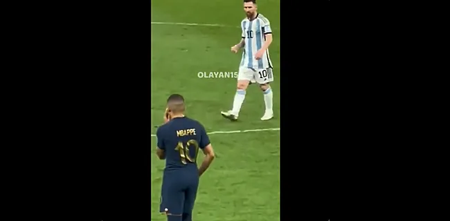Opmerkelijke beelden: Messi en Mbappé jennen elkaar bij goals 🎥