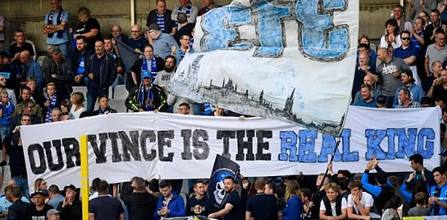 Club Brugge-fans steken op geniale wijze de draak met Kompany