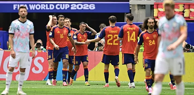 Spanje kegelt België uit WK na dure fout van Lammens