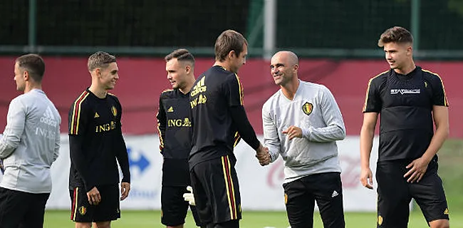 Verstraete kijkt met open mond naar Rode Duivel: 