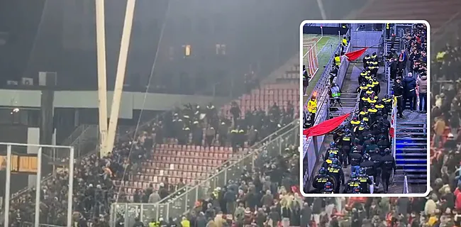 Utrecht-Genk uitgesteld: peperspray ingezet, uitfans niet meer binnen