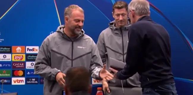 GEWELDIGE beelden: Franky Van der Elst doet Flick blozen