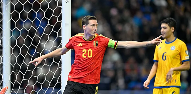 Zwak België faalt tegen tien man, WK-ticket nog niet binnen