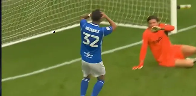 Luis Vazquez (ex-RSCA) gaat viraal met 'misser van het jaar'