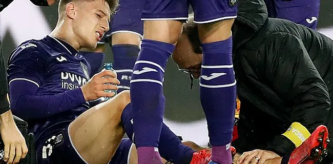 Anderlecht verliest Verschaeren met mogelijk zware blessure