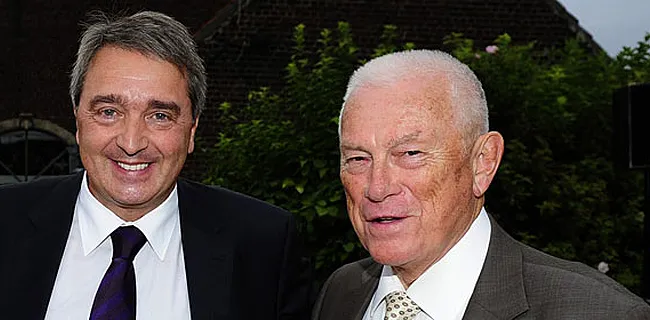 Michel Verschueren geeft Herman Van Holsbeeck goede raad