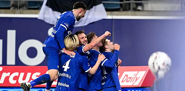 Gouden zege na emotionele avond: AA Gent op zucht van PO I