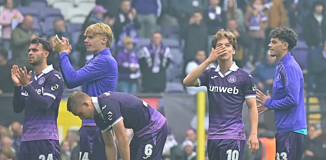 Goud voor Anderlecht: 