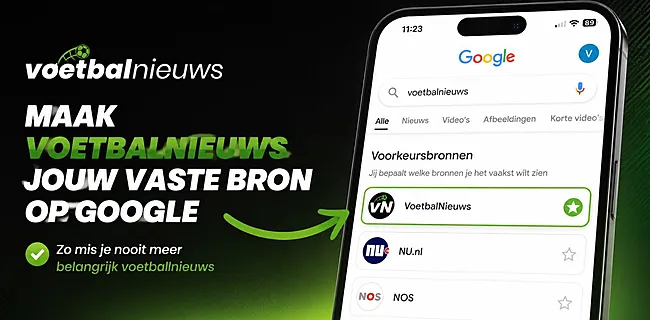 Slimme tip: maak VoetbalNieuws jouw vaste bron op Google