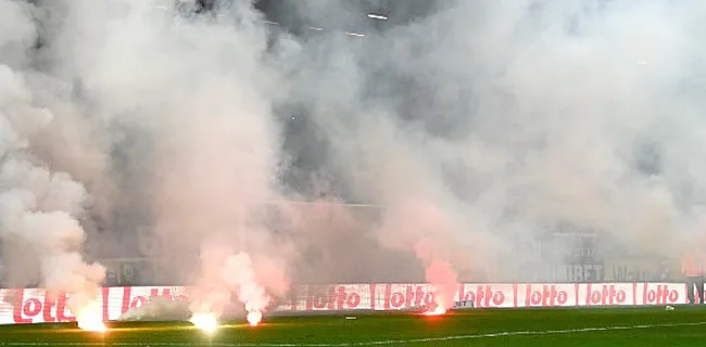 Supportersprotest in Charleroi na te grabbel gooien dubbele voorsprong