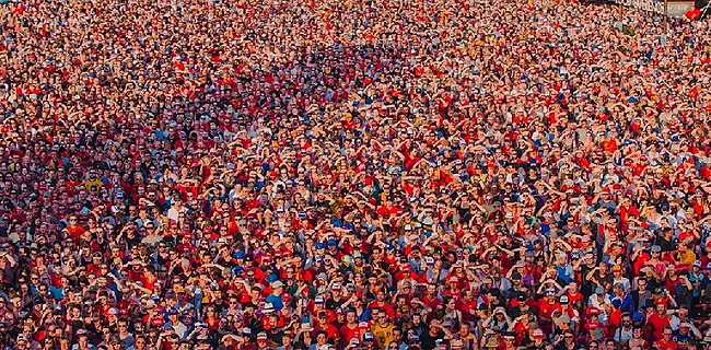 Waanzinnige beelden vanuit Werchter: 100.000 man voor de Rode Duivels