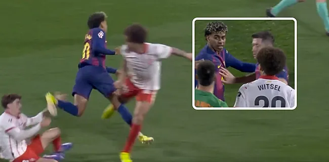 Rampzalige avond Barça: Witsel clasht zwaar met Yamal