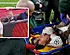 Schokkende beelden: Lang afgevoerd na bloederige blessure