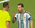 Messi clasht met ref: liplezers onthullen harde woorden