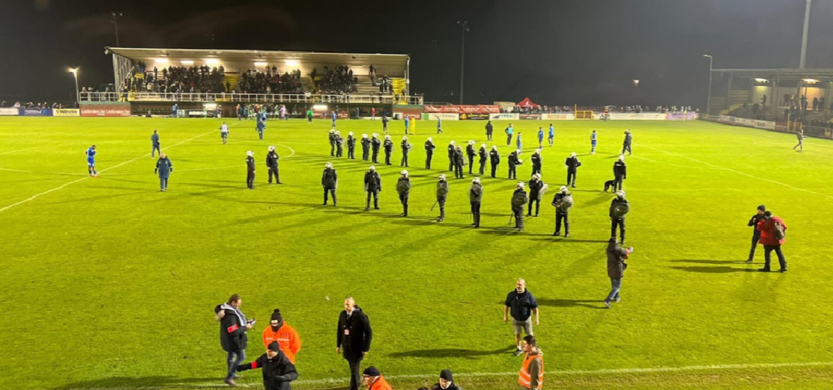 Serata buia: il derby si è fermato anche in prima nazionale